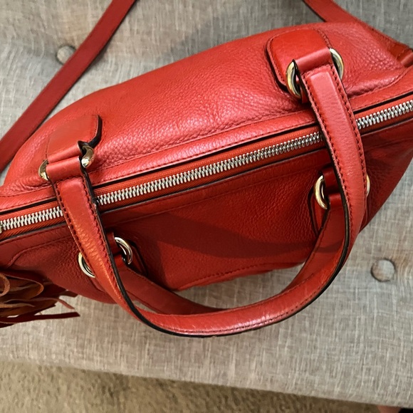 Gucci Soho Tassel Red Shoulder Bag - Picture 9 of 11